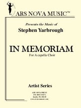 In Memoriam SATB choral sheet music cover